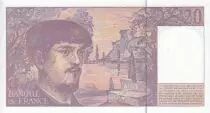 Francia 20 Francs - Debussy - 1997 - Serial W.063 - P.151