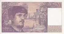 Francia 20 Francs - Debussy - Serial O.007 - 1981 - XF - P.151