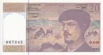 Francia 20 Francs - Debussy - Serial O.048 - 1995 - UNC - P.151