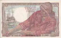 Francia 20 Francs - Fisher -  09-02-1950 - Serial Y.242 - P.100