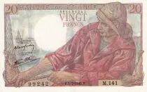 Francia 20 Francs - Fisher - 05-07-1945 - Serial M.141 - P.100