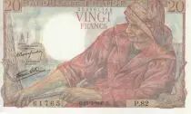 Francia 20 Francs - Fisher - 15-04-1943 - Serial P.82