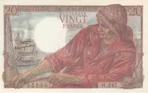 Francia 20 Francs - Fisherman - 09-02-1950 - Serial H.247