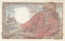 Francia 20 Francs - Fisherman - 10-03-1949 - S&eacute;rie N.209