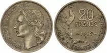 Francia 20 Francs - Guiraud - 1952 B Beaumont - Le Roger