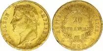 Francia 20 Francs - Napol�on I - T�te laur�e - 1808 - A Paris - Or