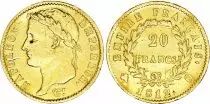 Francia 20 Francs - Napol&eacute;on I - T&ecirc;te laur&eacute;e - 1812 - Q Perpignan - Or