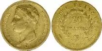 Francia 20 Francs - NapolEon I - T�te laur�e - 1813 Utrecht