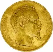 Francia 20 Francs - Napol&eacute;on III - T&ecirc;te Nue - Or