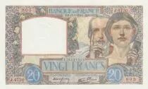 Francia 20 Francs - Science and Industry - 17-07-1941 - Serial J.4730