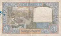 Francia 20 Francs - Science and Industry - 28-08-1941 - Serial X.5493 - P.92