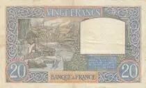 Francia 20 Francs - Science and Labour - 22-08-1940 - Serial A.878