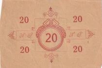 Francia 20 Francs - Ville - Saint-Quentin - 13-02-1915 - S&eacute;rie A