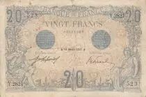 Francia 20 Francs Blue - 14-10-1912 - Serial Y.2821