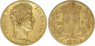 Francia 20 Francs Charles X - 1827 A Paris