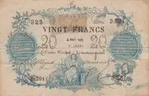 Francia 20 Francs Chazal - 04-05-1871 - Serial D.291 - Handmade false