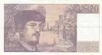 Francia 20 Francs Debussy - 1980 - Serial X.002