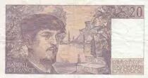 Francia 20 Francs Debussy - 1980 - Serial X.004