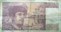 Francia 20 Francs Debussy - 1981 Serial W.007 - F