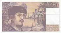 Francia 20 Francs Debussy - 1983 - Serial D.011