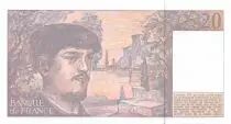 Francia 20 Francs Debussy - 1990 Serial B.030 - UNC