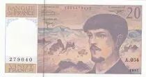 Francia 20 Francs Debussy - 1997 - Serial A.054