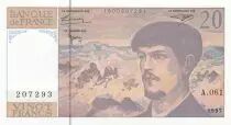 Francia 20 Francs Debussy - 1997 - Serial A.061