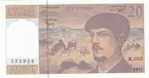 Francia 20 Francs Debussy - 1997 - Serial B.055