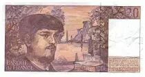 Francia 20 Francs Debussy - 1997 - Serial H.064 - Fay.66ter.20-64