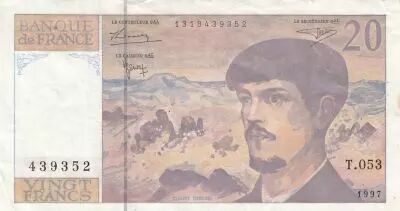 Francia 20 Francs Debussy - 1997 - Serial T.053