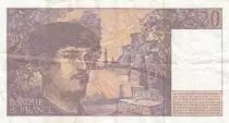 Francia 20 Francs Debussy - ann&eacute;es vari&eacute;es 1980-1997 - VF