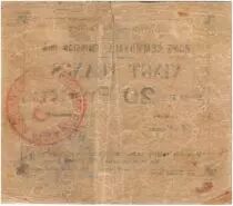 Francia 20 Francs Dechy City - 1914