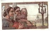 Francia 20 Francs Fisherman - 09.02.1950 - Serial K.247 - Last letter - F.13.i7a