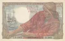 Francia 20 Francs fisherman - 10-03-1949 - Serial O.205