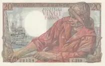 Francia 20 Francs fisherman - 19-05-1949 - Serial C.219