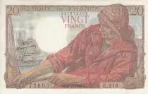 Francia 20 Francs fisherman - 19-05-1949 - Serial C.219
