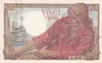 Francia 20 Francs fisherman - 19-05-1949 - Serial C.219