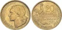 Francia 20 Francs Guiraud - 1950 - 3 sickles