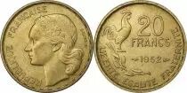 Francia 20 Francs Guiraud - 1950 - 4 sickles