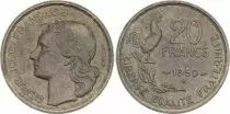 Francia 20 Francs Guiraud - 1950 B Beaumont - Le Roger