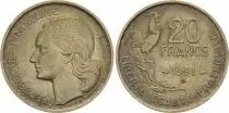 Francia 20 Francs Guiraud - 1951 B Beaumont - Le Roger