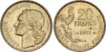 Francia 20 Francs Guiraud - 1951