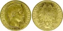 Francia 20 Francs Louis Napoleon Bonaparte  - 1852 A Paris Gold