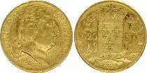 Francia 20 Francs Louis XVIII - 1824 A Paris