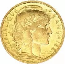 Francia 20 Francs Marian - Rooster 1906