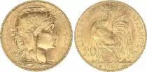 Francia 20 Francs Marian - Rooster 1908