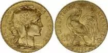 Francia 20 Francs Marian - Rooster 1909 - Gold
