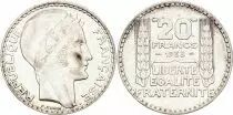 Francia 20 Francs Marian with laureate head -1933 Silver