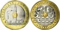 Francia 20 Francs Meditereans Games - 1993 - ESSAI BIMETAL