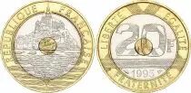 Francia 20 Francs Mont Saint-Michel - 1992 - VF